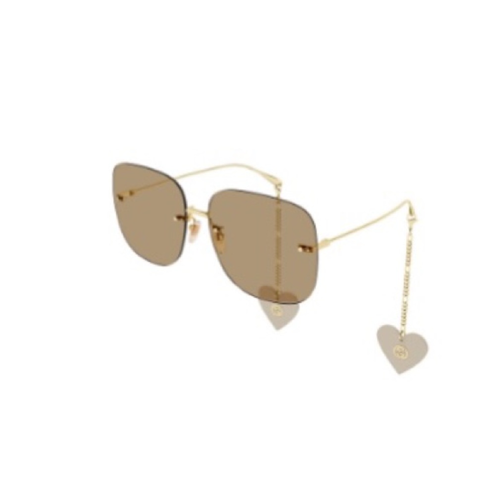 Gucci Sunglasses
GG1148S 003
Gold-Gold-Brown
Gucci sun soft padded case green